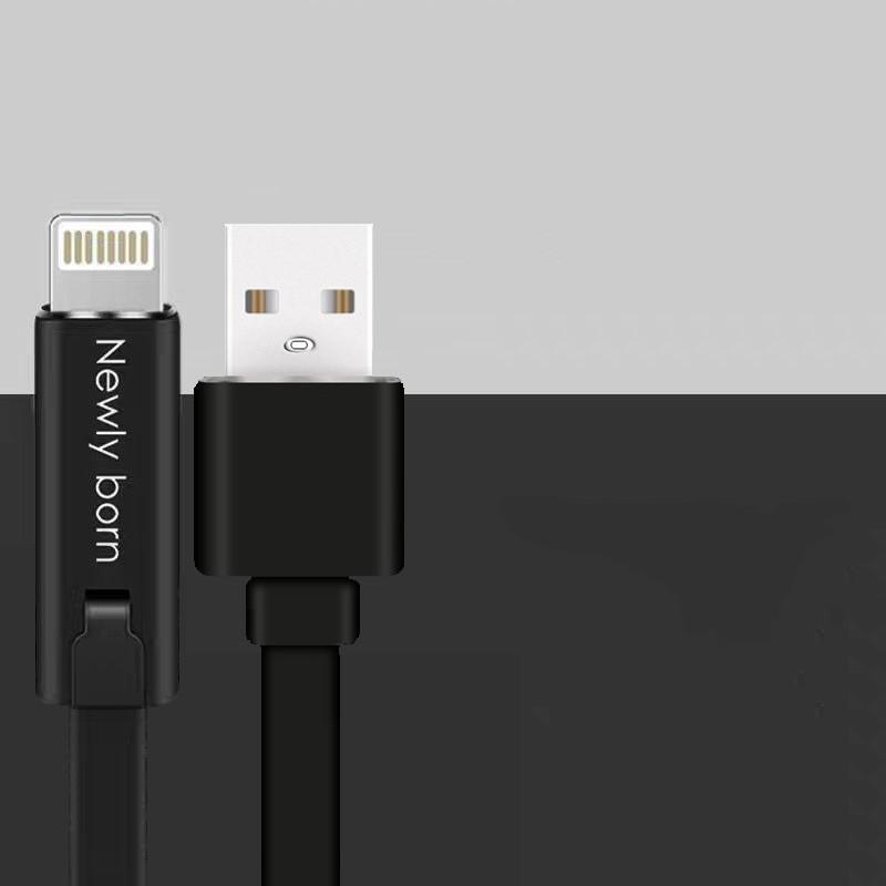 Can Cut Off The Fast Charging And Regenerating Data Cable Black Apple 1.5M