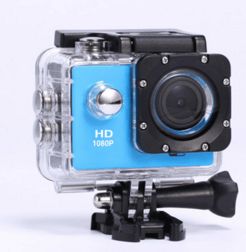 HD High-definition 1080P Action Sports Waterproof  DV Camera Blue