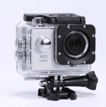 HD High-definition 1080P Action Sports Waterproof  DV Camera White