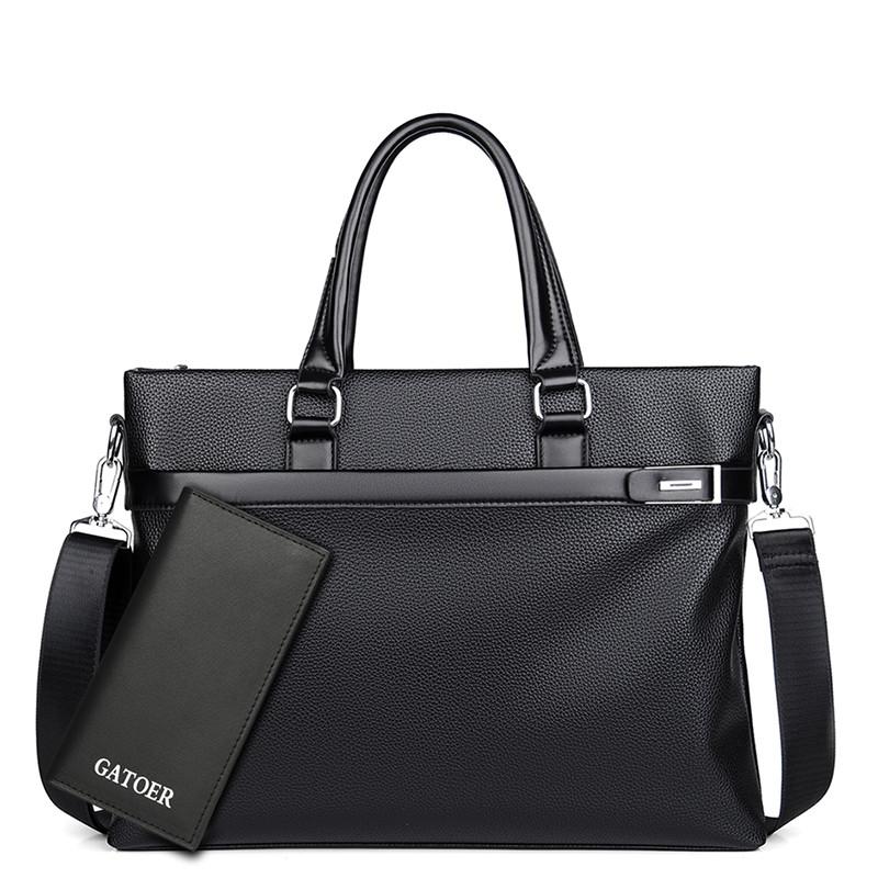 Large black plus wallet