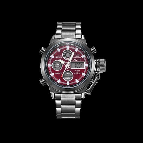 Black steel red