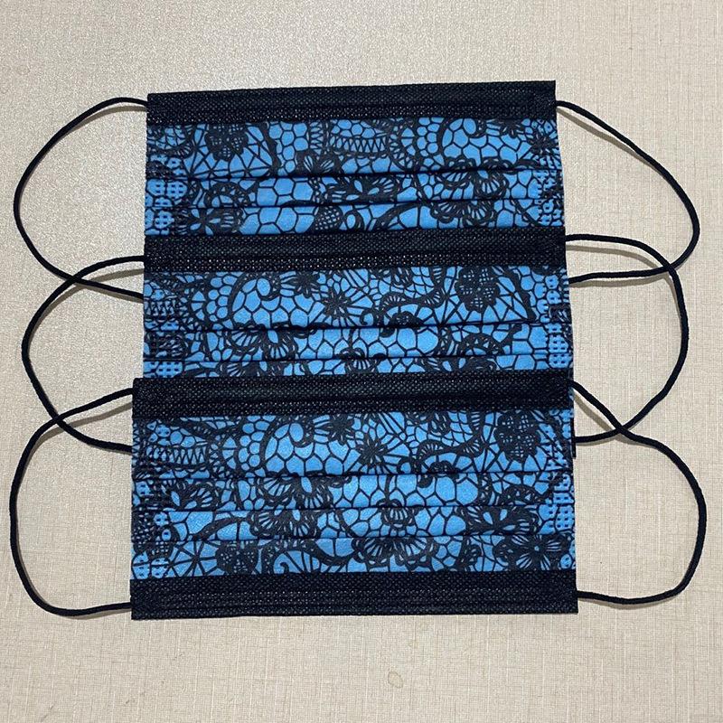 Blue lace 100pcs