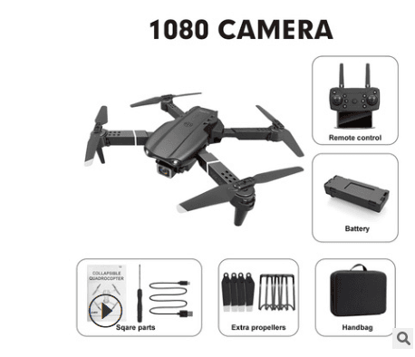 SHAREFUNBAY 2021 New Drone 4k HD Dual Camera Visual Positioning 1080P WiFi Fpv Drone Height Preservation Rc Quadcopter Black4K camera2 battery