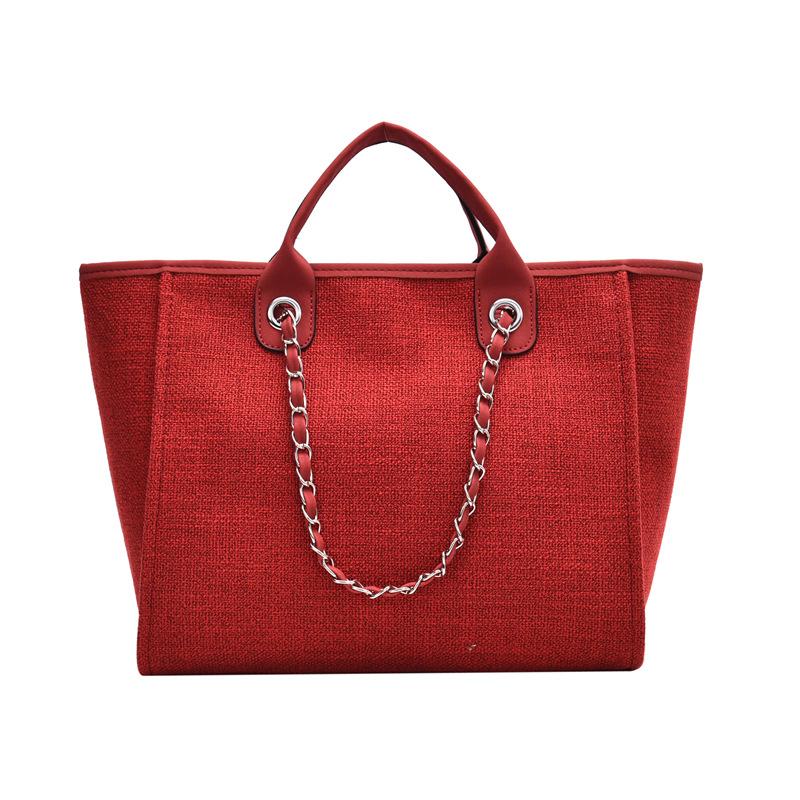 Fashion Small Fragrance Bag Chain Bag 2021 New Single Shoulder Handbag Red