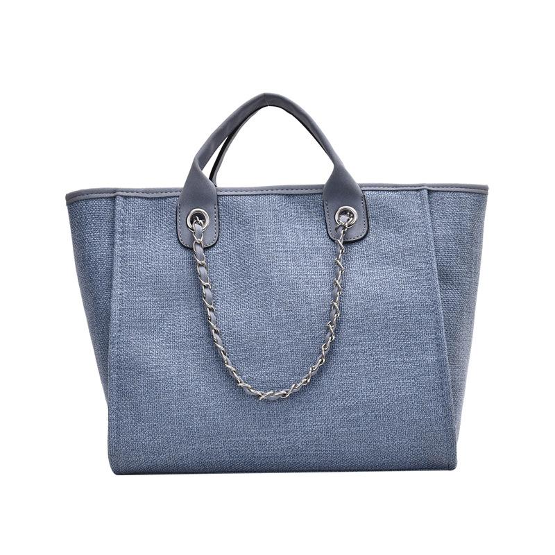 Fashion Small Fragrance Bag Chain Bag 2021 New Single Shoulder Handbag Blue