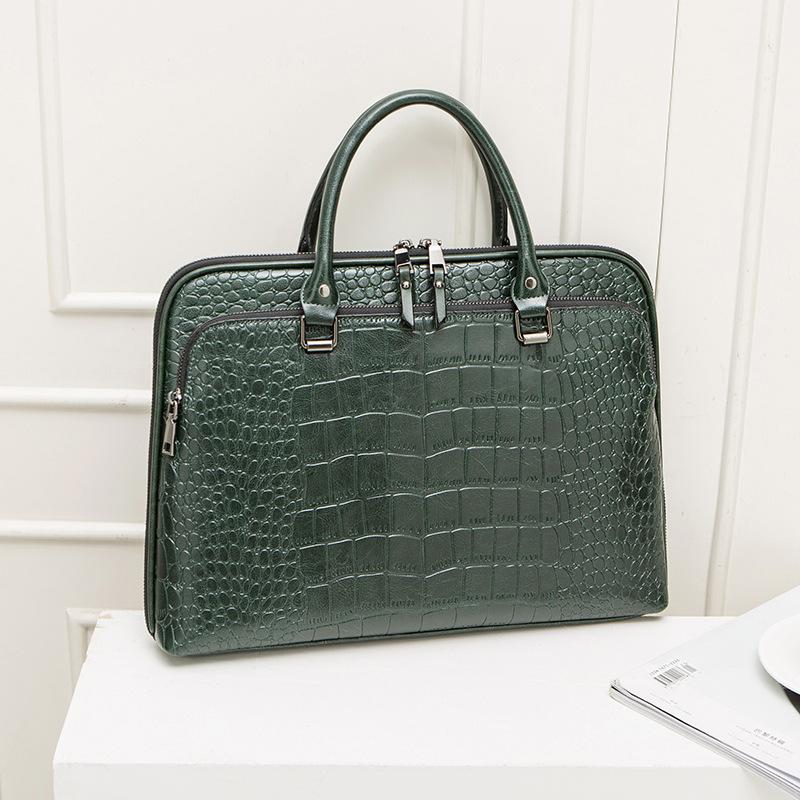 Crocodile pattern green