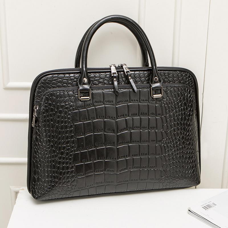 Crocodile pattern black