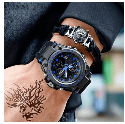 Blue black