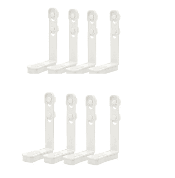 Sheet retaining clip sheet holder White 8pcs