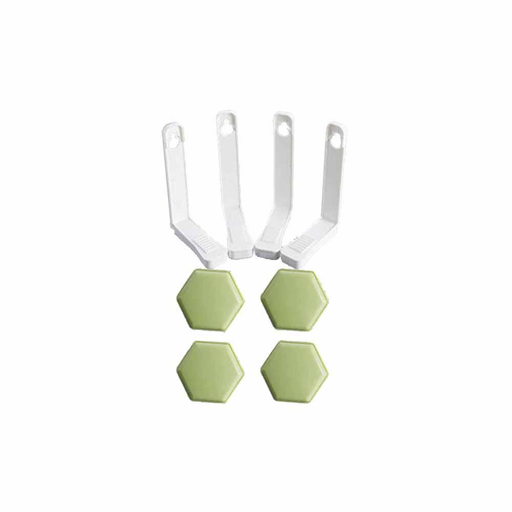 Sheet retaining clip sheet holder Green 4pcs