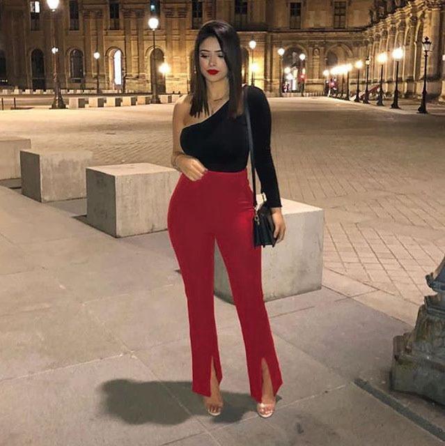 Wine Red L Q1 pc