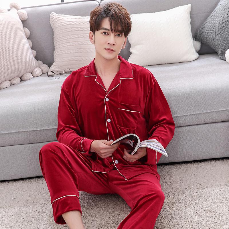 Dark red L Man