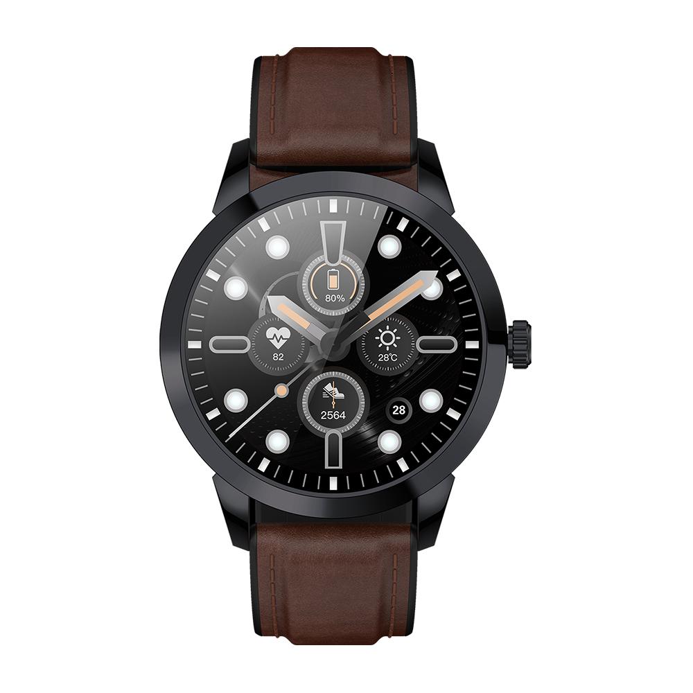 2020 Wholesale Fashion Stainless Steel Pedometer IP68 Waterproof Smart Watch With Blood Pressure and Heart Rate Tarnish