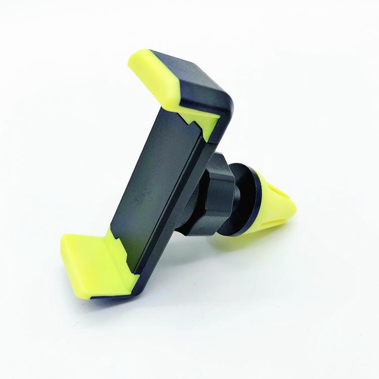 Snap-on Mobile Phone Holder Car Air Outlet Creative Mini Mobile Phone Holder Yellow