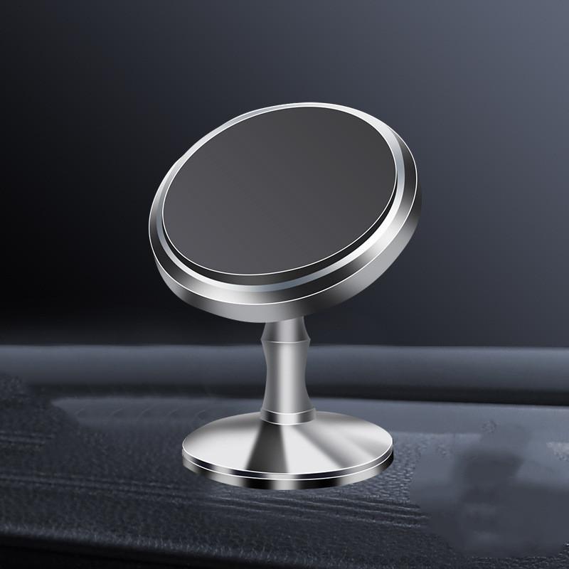 Car Magnet Holder F6 Upgraded Version Strong Magnetic Attraction Handy Sticker Spin Silver C