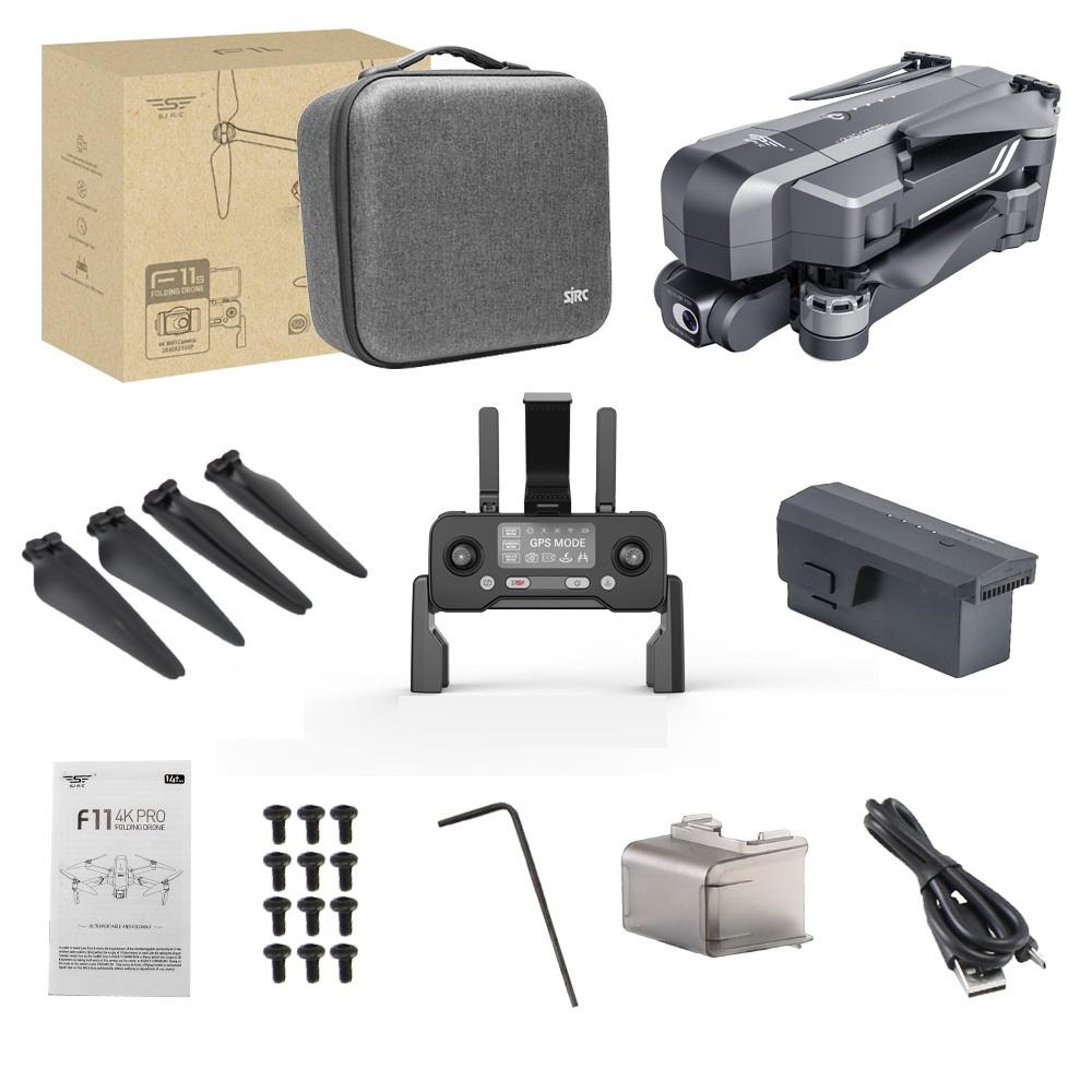 EIS Electronic Anti-shake Gimbal Version GPS Automatic Return Drone Black F11S