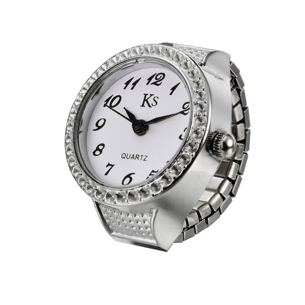 Simple Atmosphere Ring Men And Women Couple Small Jewelry Watch White