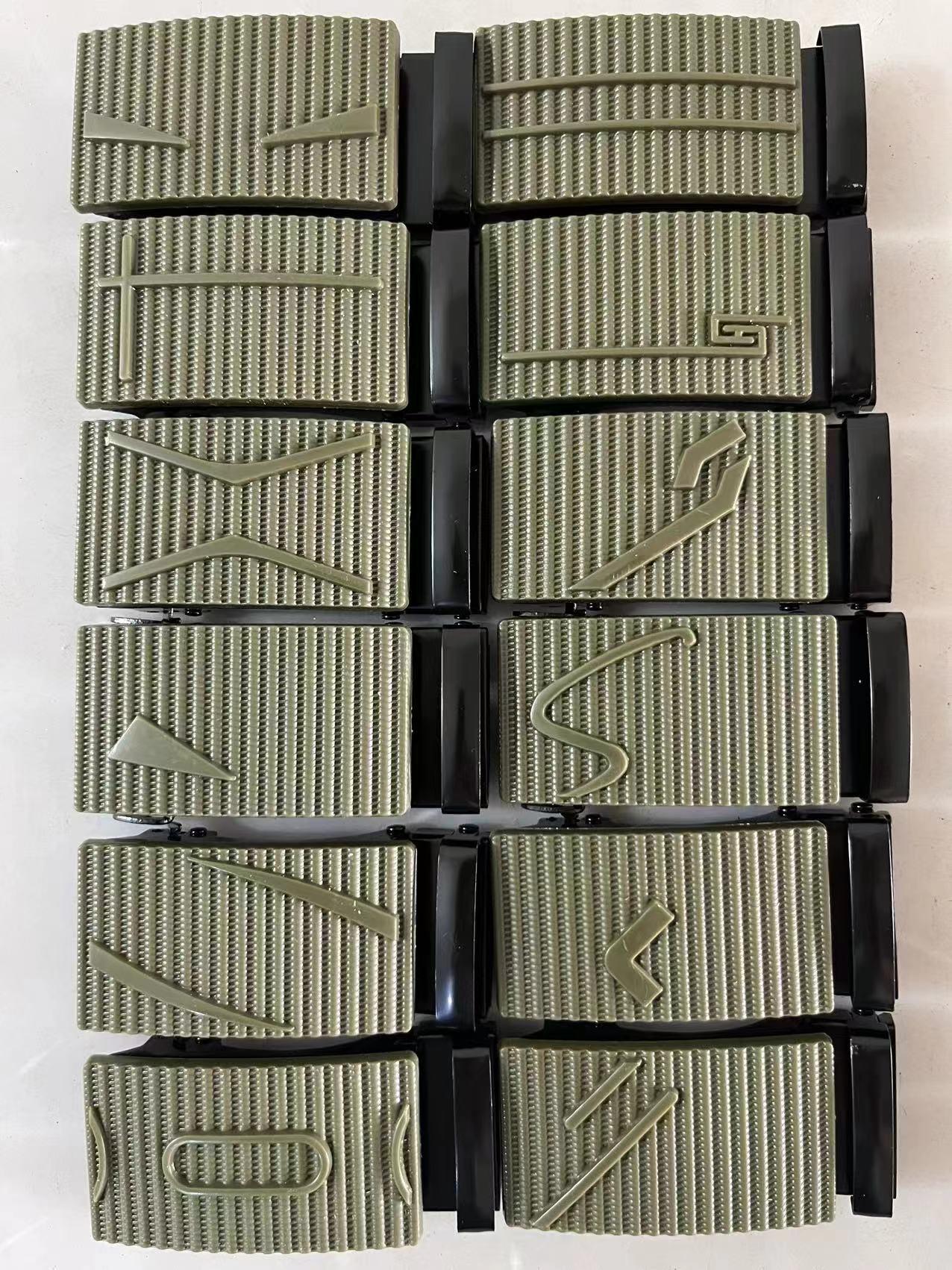 Military green belt Random buckle