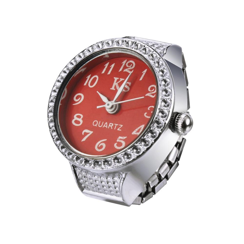 Simple Atmosphere Ring Men And Women Couple Small Jewelry Watch Red