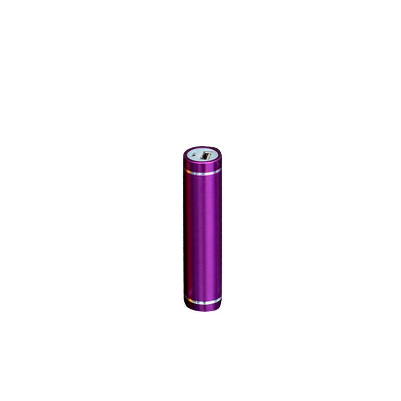 Portable Outdoor Live Broadcast Power Bank With Fill Light Purple 2600MAh