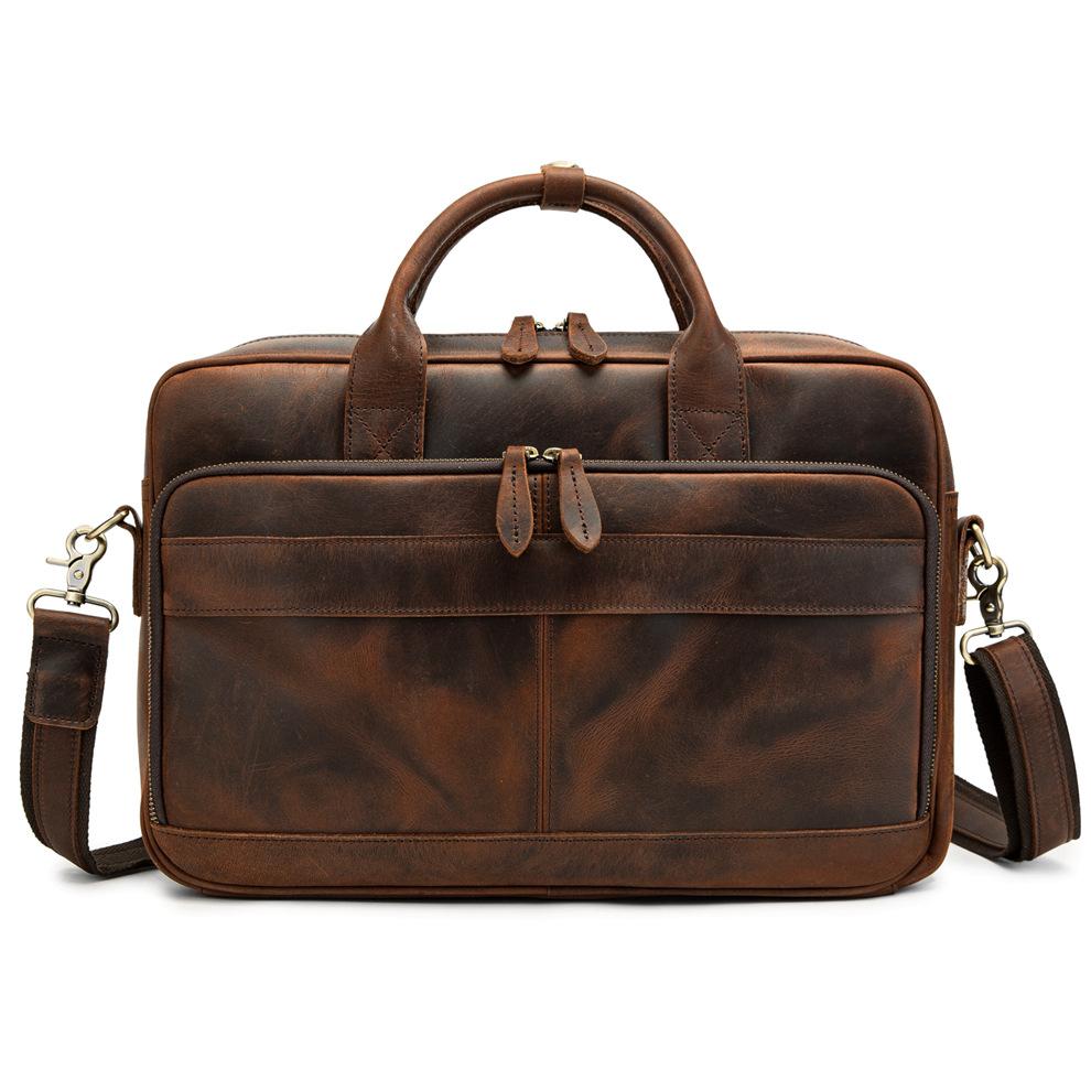 Cowhide dark brown