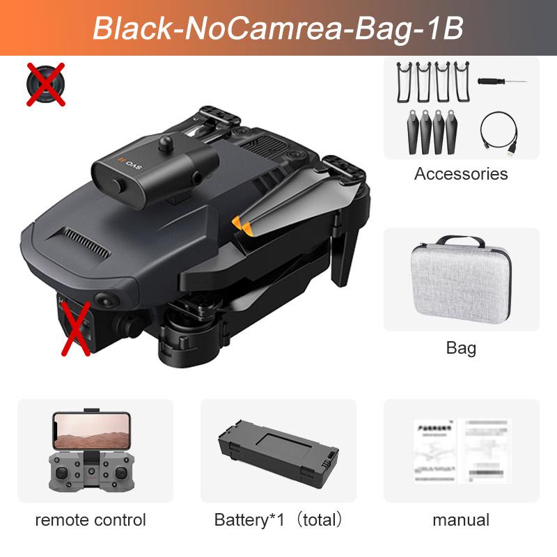 4K High-definition Aerial Photography Aircraft Obstacle Avoidance Remote Control Black Nocamera Bag1B
