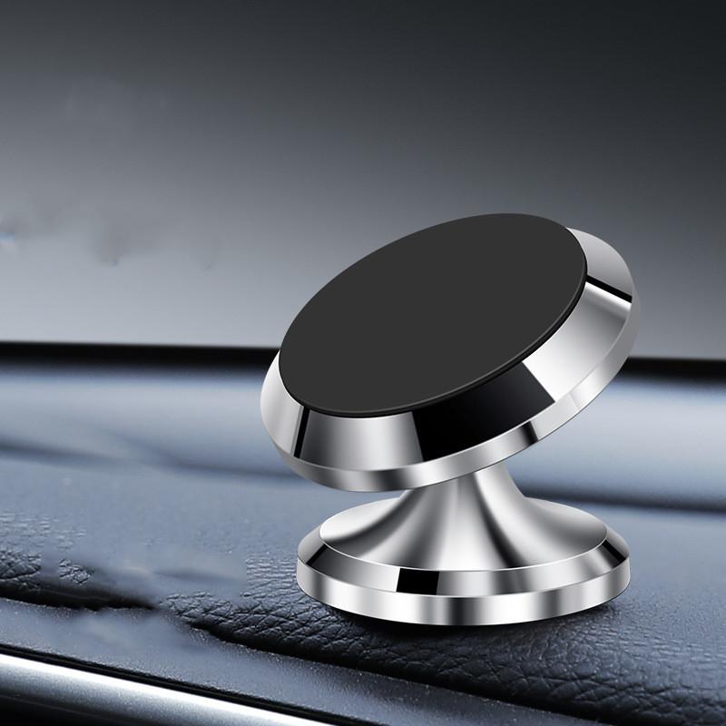 Car Magnet Holder F6 Upgraded Version Strong Magnetic Attraction Handy Sticker Dashboard silver