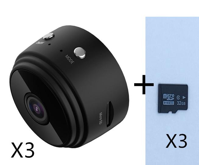 A9 WIFI wireless network camera F black