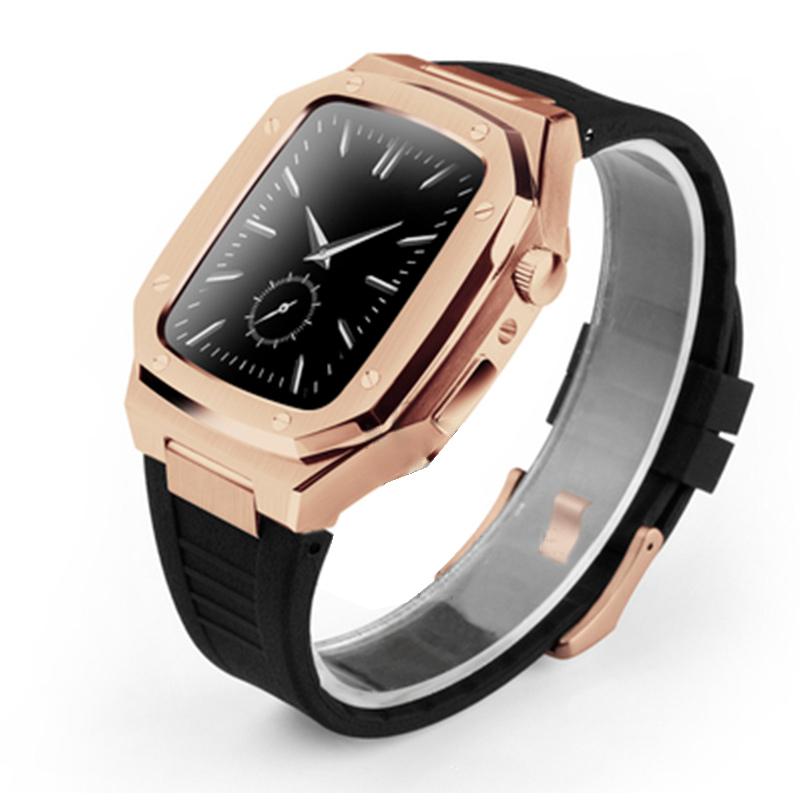 Rose Gold Black 44mm