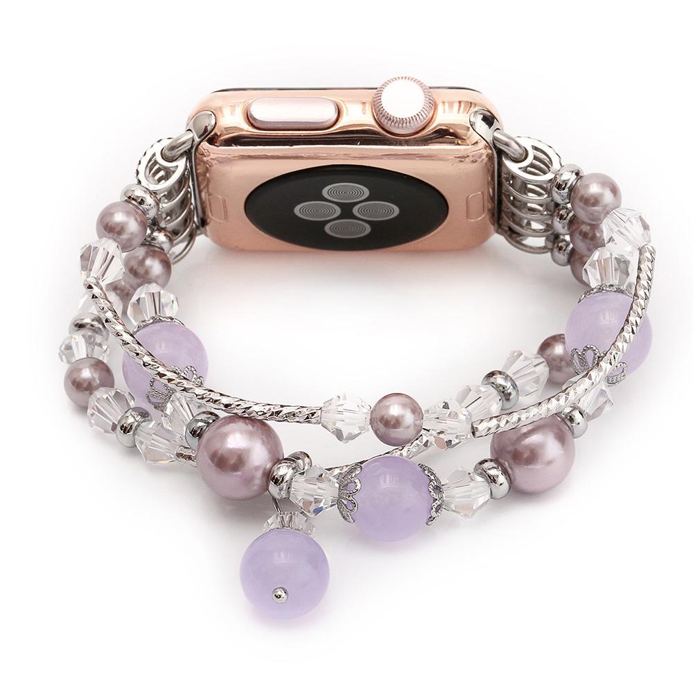 Silver Purple Jade 40to38mm