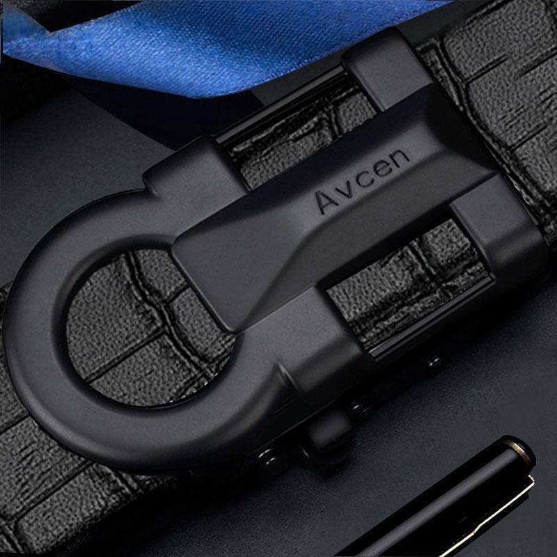 Black crocodile pattern black 105cm