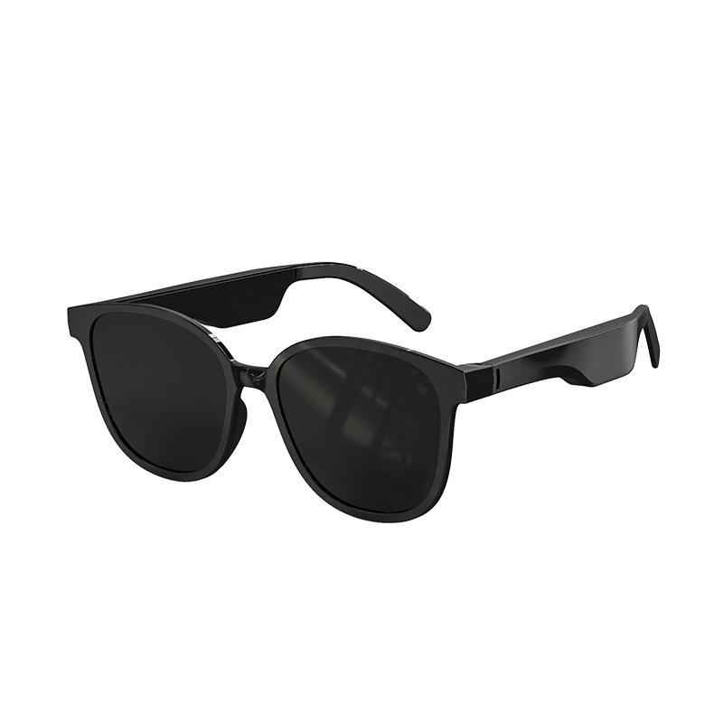 Sports Waterproof Running Smart Bluetooth  Sunglasses Korean mirror frame black