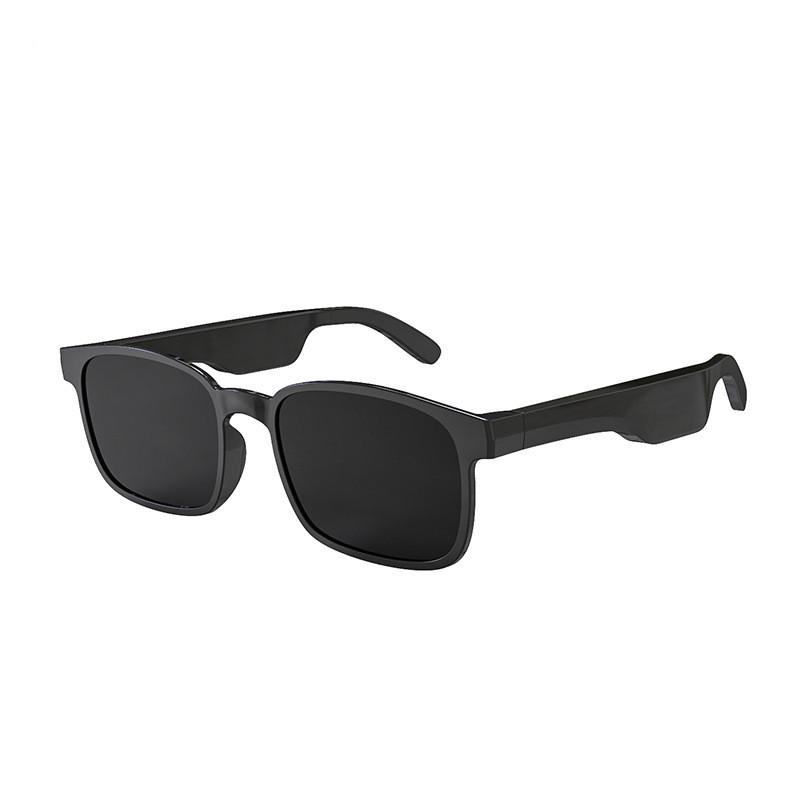 Sports Waterproof Running Smart Bluetooth  Sunglasses Round frame black