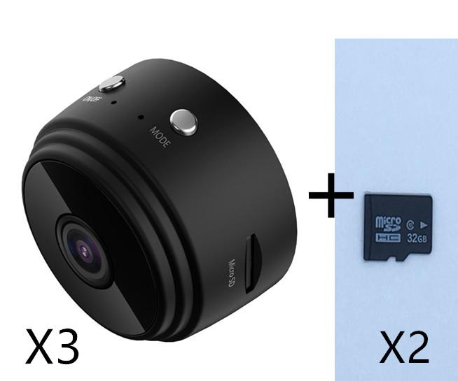 A9 WIFI wireless network camera E black