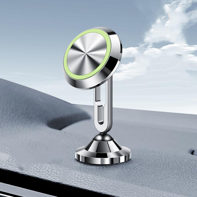 Car Magnet Holder F6 Upgraded Version Strong Magnetic Attraction Handy Sticker Luminous silver