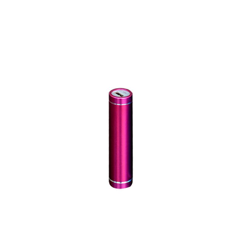 Portable Outdoor Live Broadcast Power Bank With Fill Light Rose Red 2600MAh