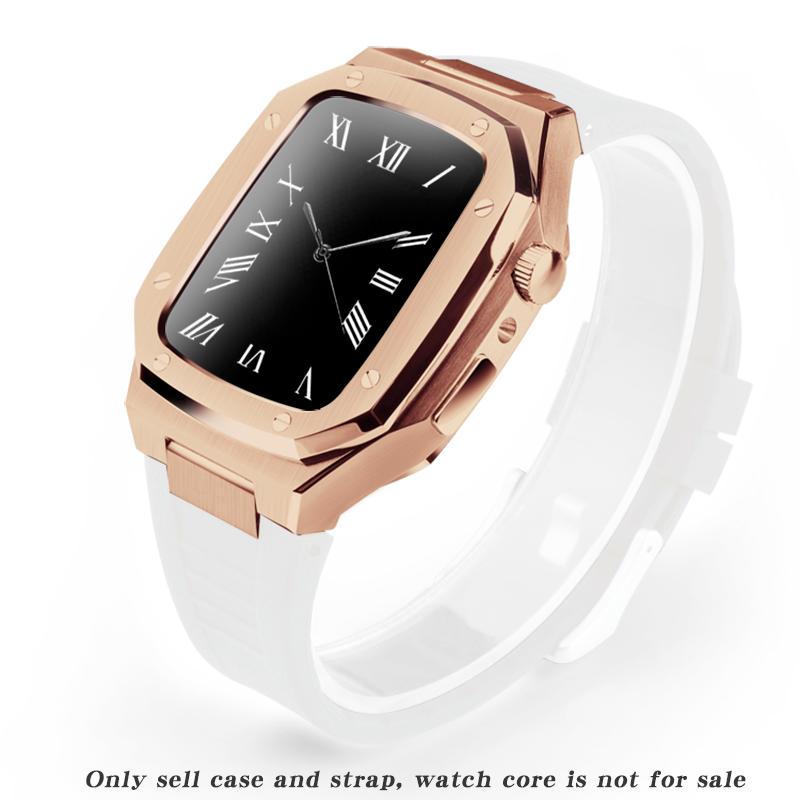 Rose Gold White 44mm