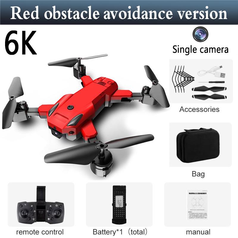 HD Aerial Photography Of Automatic Obstacle Avoidance UAV Red 6K obstacle avoidance sheet