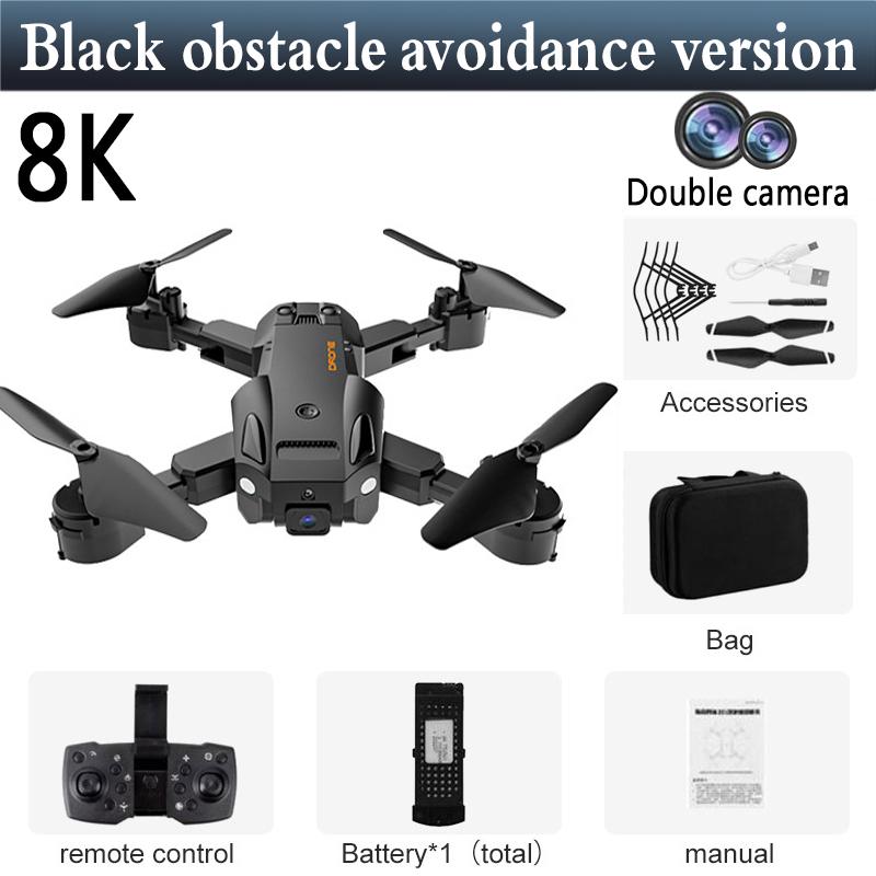 Black 8K Obstacle Avoiding Double