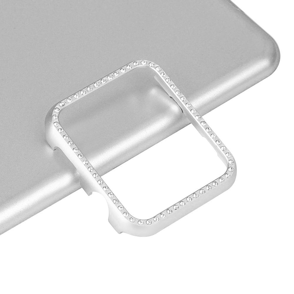 Aluminium Bezel Protective Case Diamond Set Watch Protection Pink 38mm