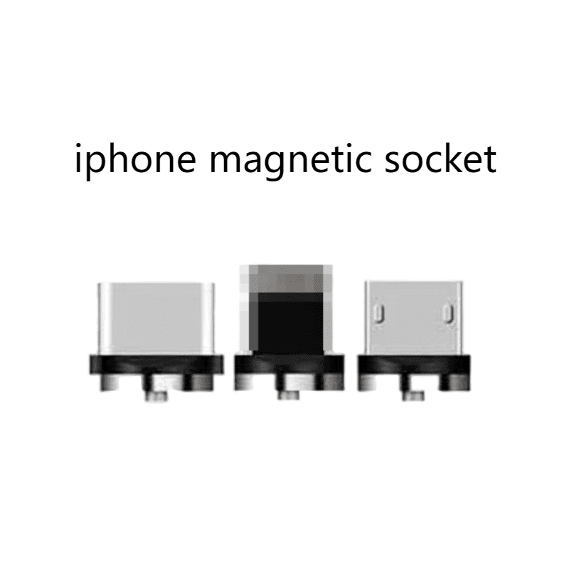 Three-in-one Magnetic Charging Cable Single head IOS One size