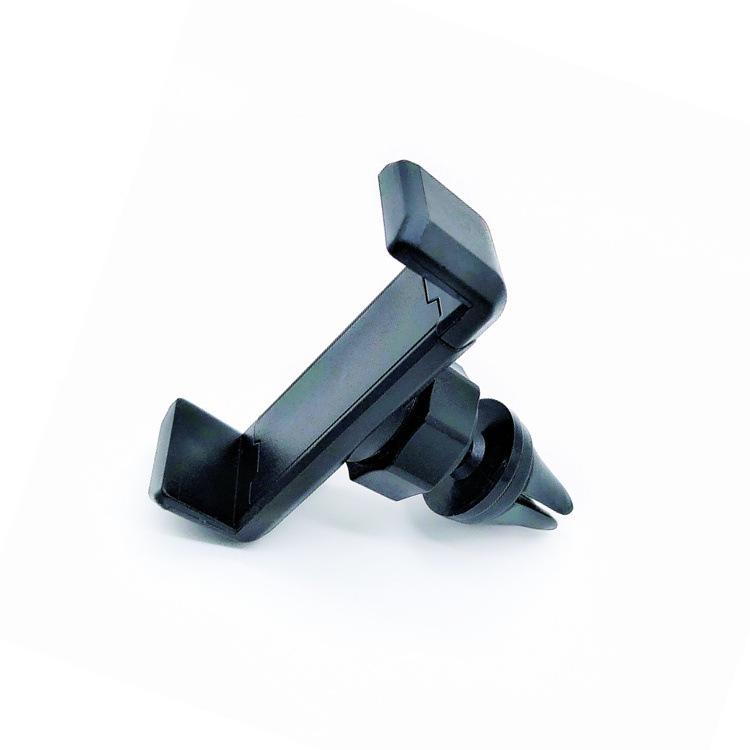 Snap-on Mobile Phone Holder Car Air Outlet Creative Mini Mobile Phone Holder Black