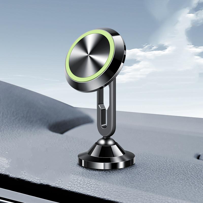 Car Magnet Holder F6 Upgraded Version Strong Magnetic Attraction Handy Sticker Luminous black