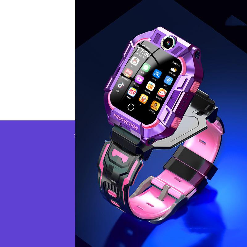 Purple Rotating dual camera USB