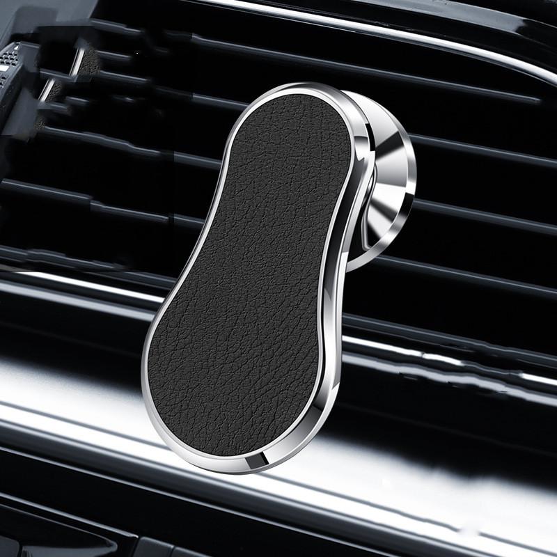 Car Magnet Holder F6 Upgraded Version Strong Magnetic Attraction Handy Sticker Spin Silver A