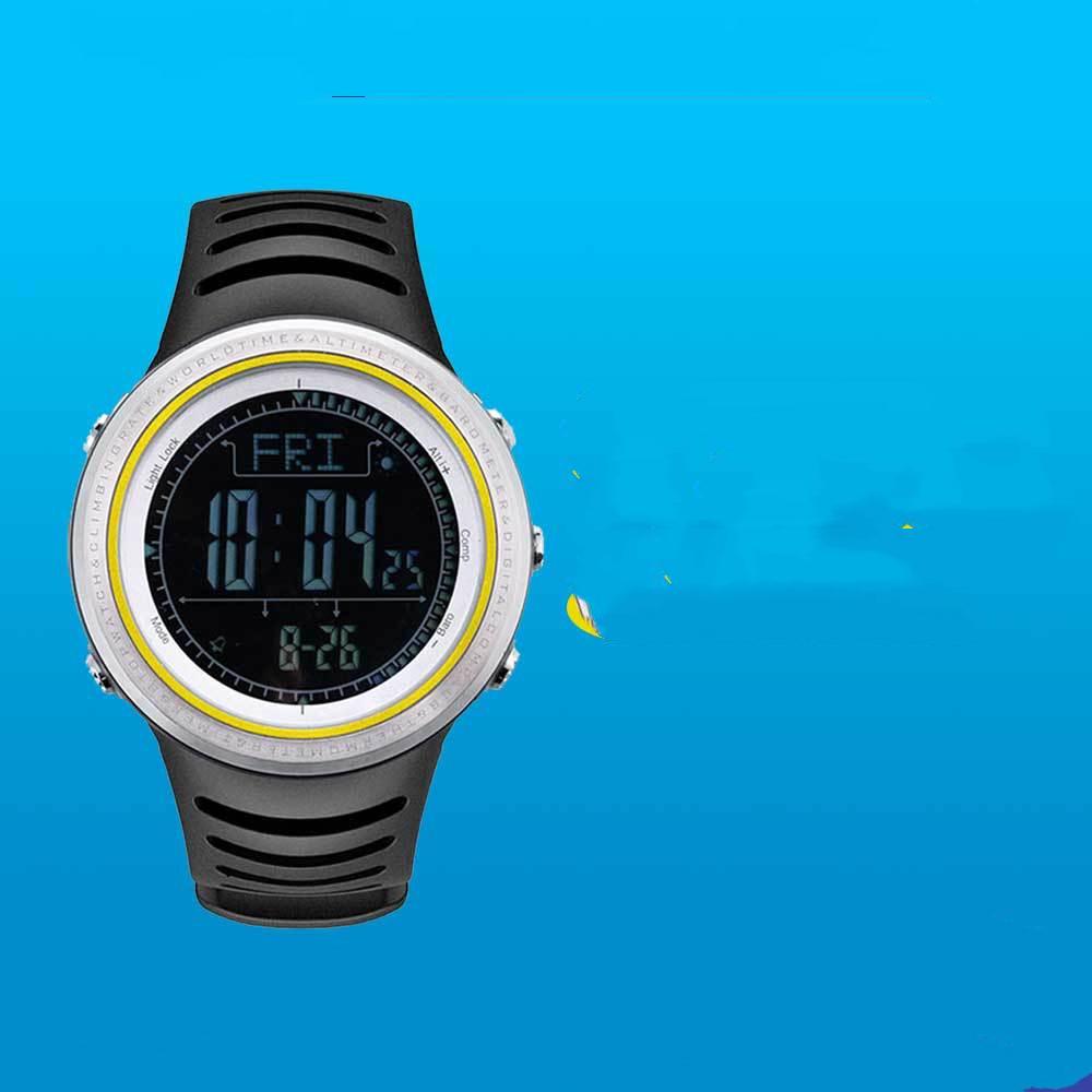 Equip An Outdoor Sports Watch Step Count Altitude Black