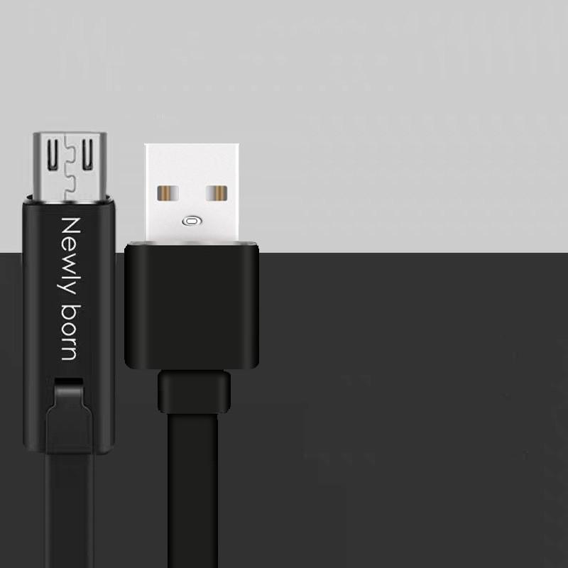 Can Cut Off The Fast Charging And Regenerating Data Cable Black Android 1.5M