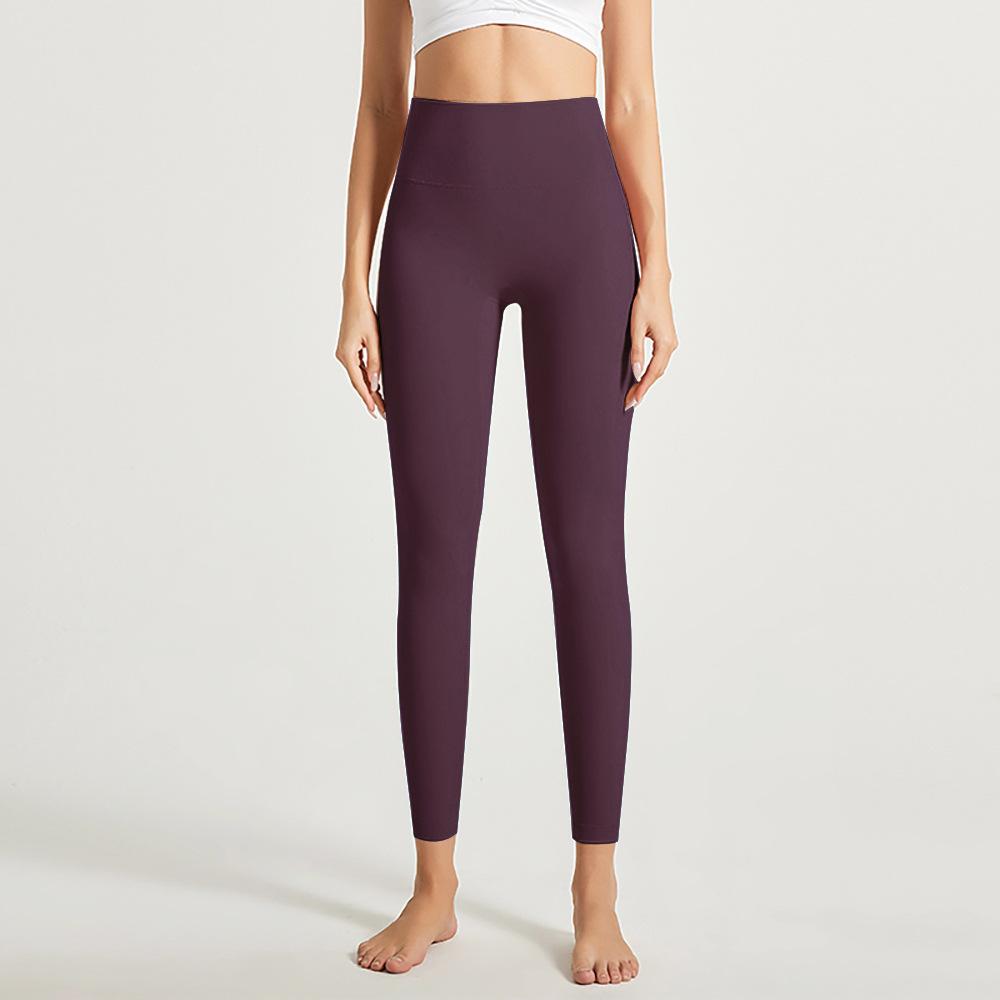 Running Sports Yoga Trousers For Women CK219H Grape Thrips Purple L
