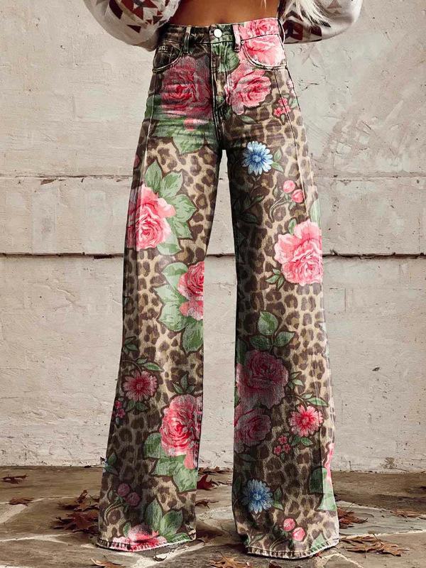 European And American Womens Flared Pure Cotton Jeans 11 Models 2XL