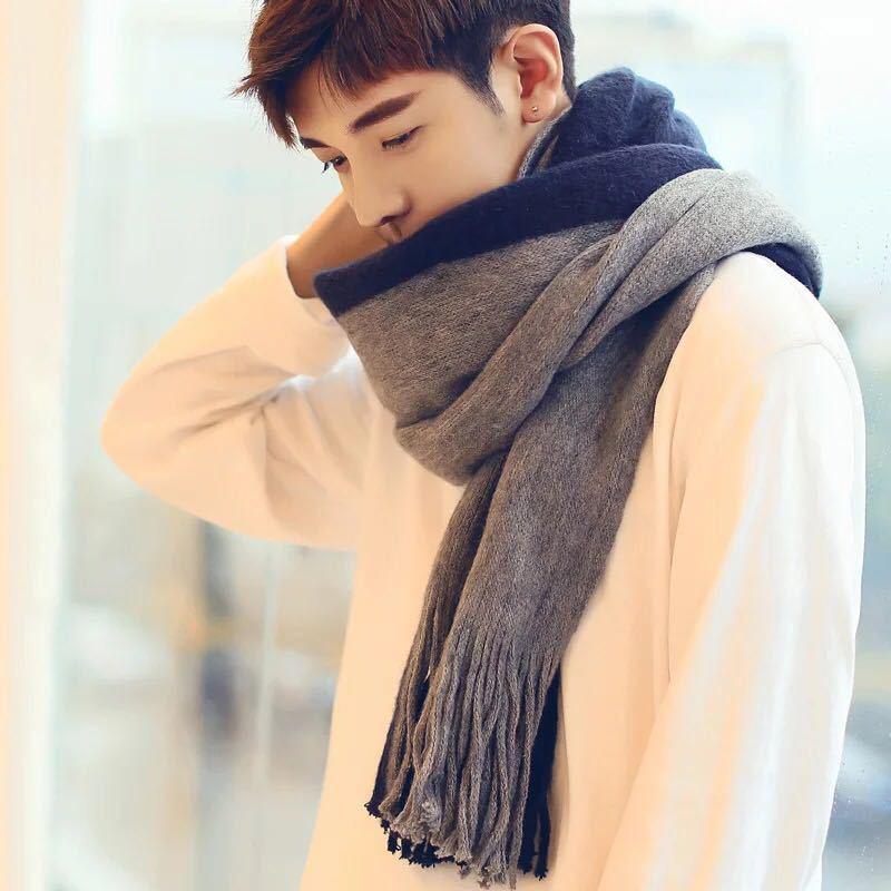 Navy Blue Gray 200x40CM